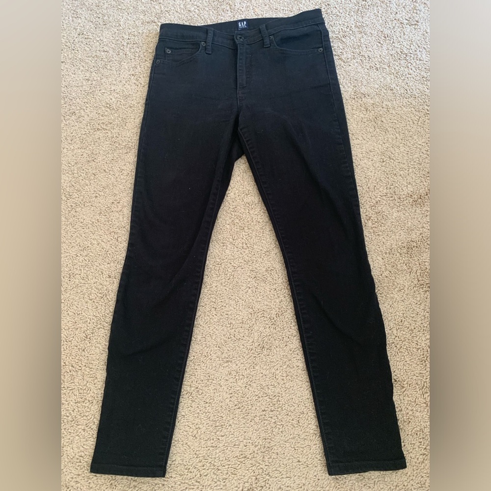 Gap skinny black jeans